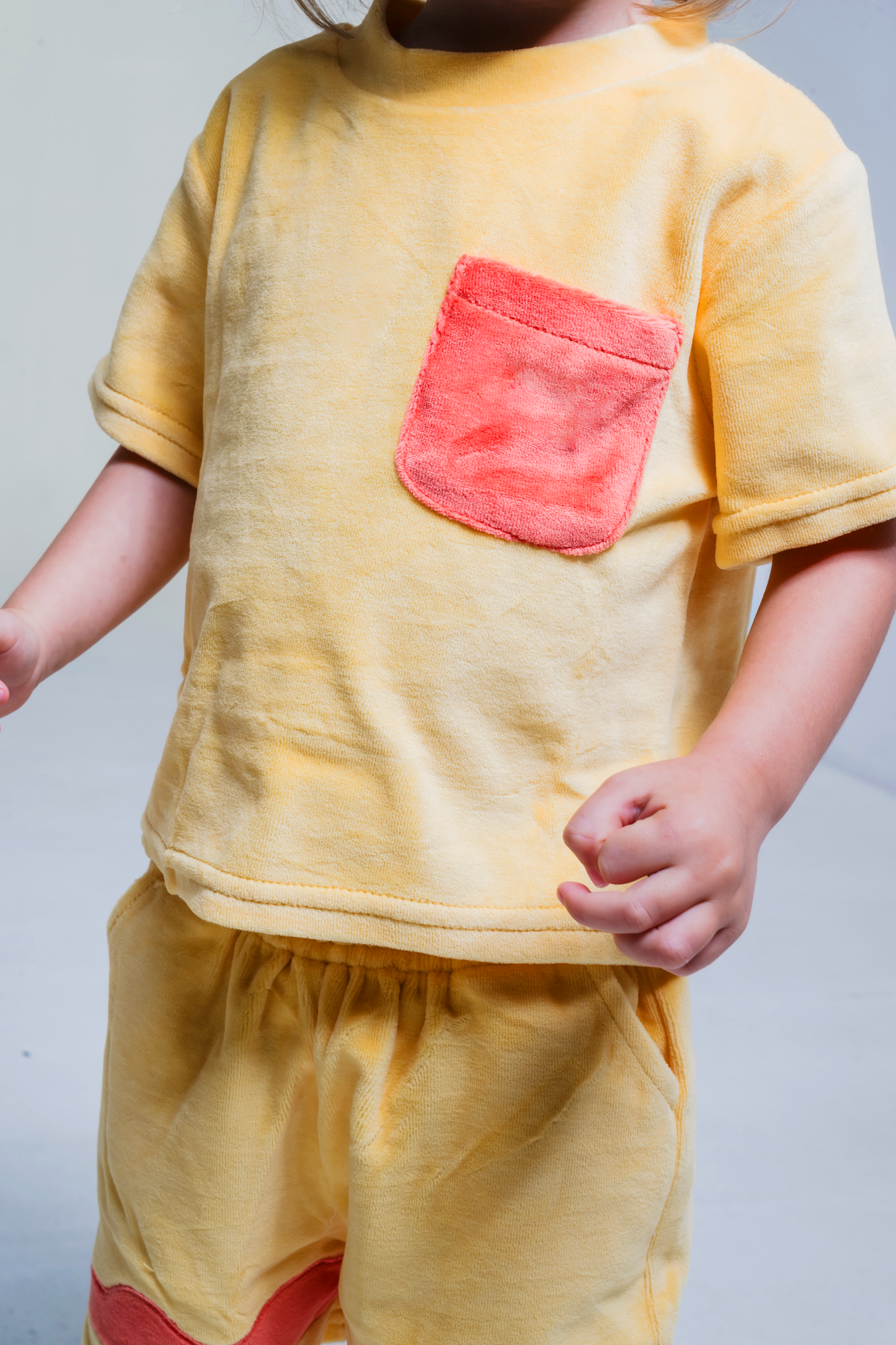 Yellow Happy Terry Set