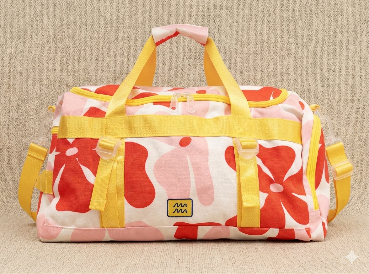 Duffle Bag Pink/Red