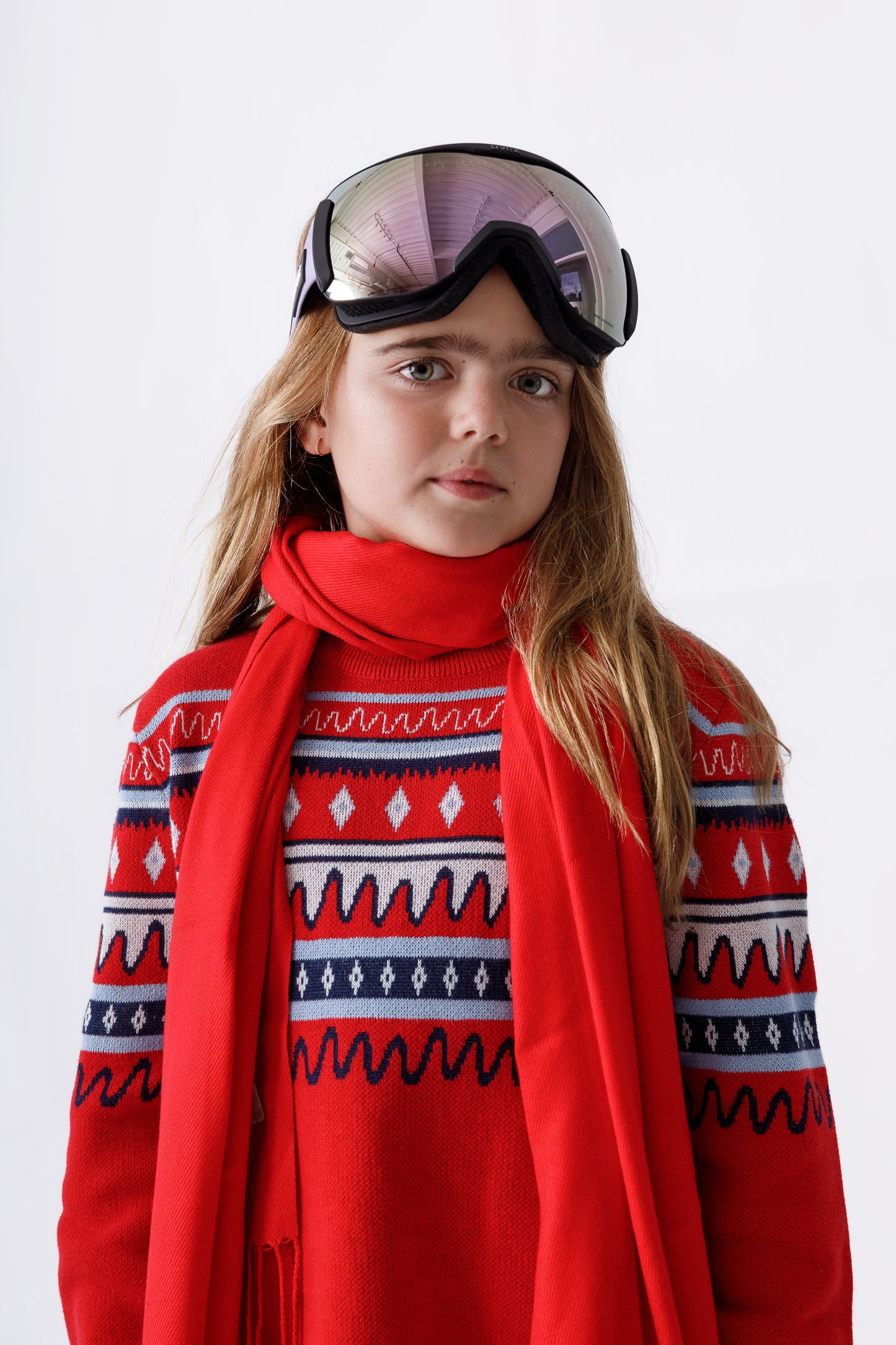 DAGIA x cami cami Red Winter Sweater