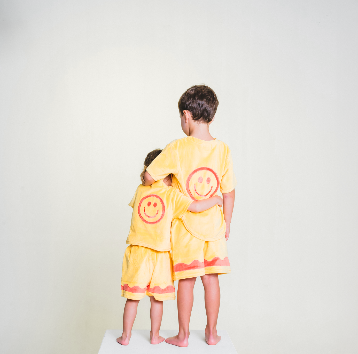 Yellow Happy Terry Set