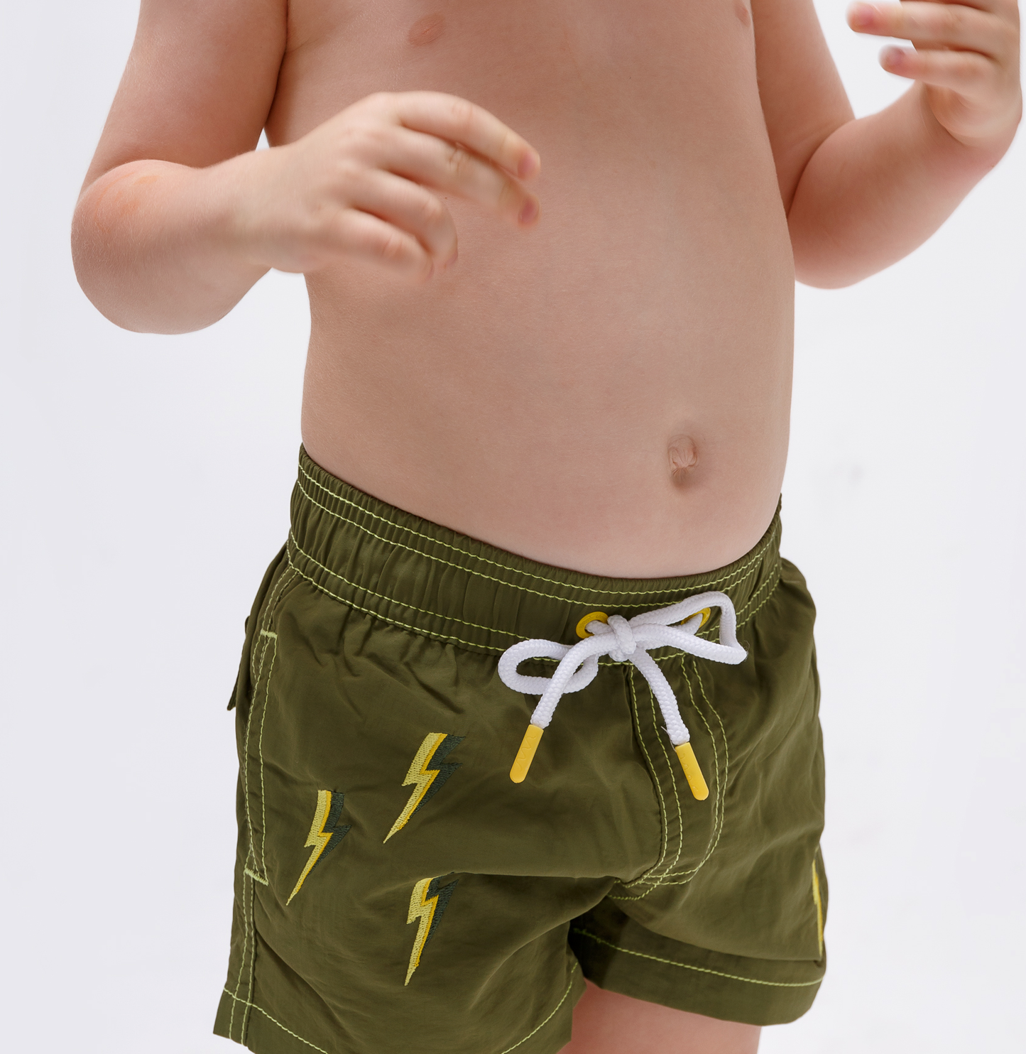 Bolt Green Swimsuit Boys