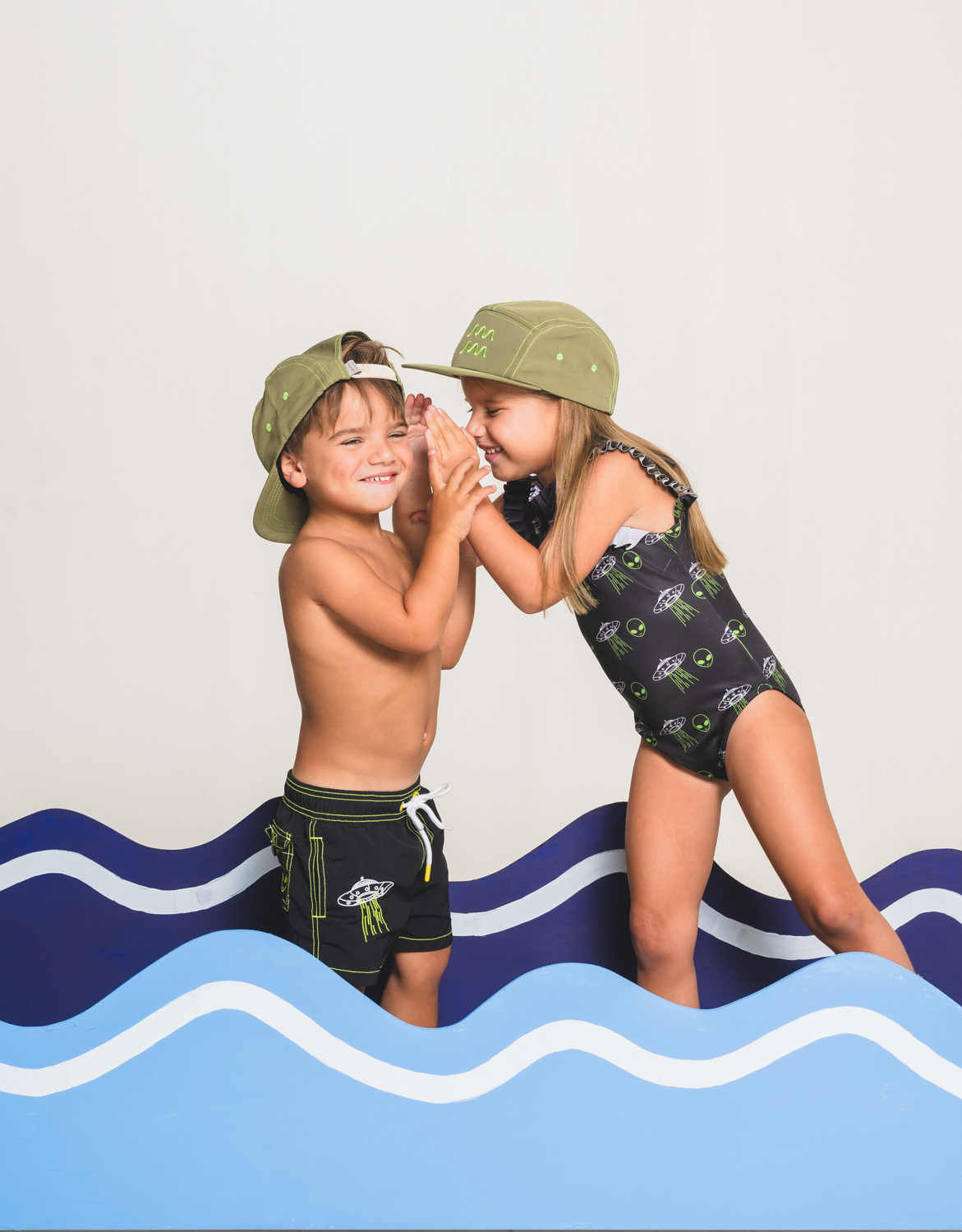 Alien Black Swimsuit Girls