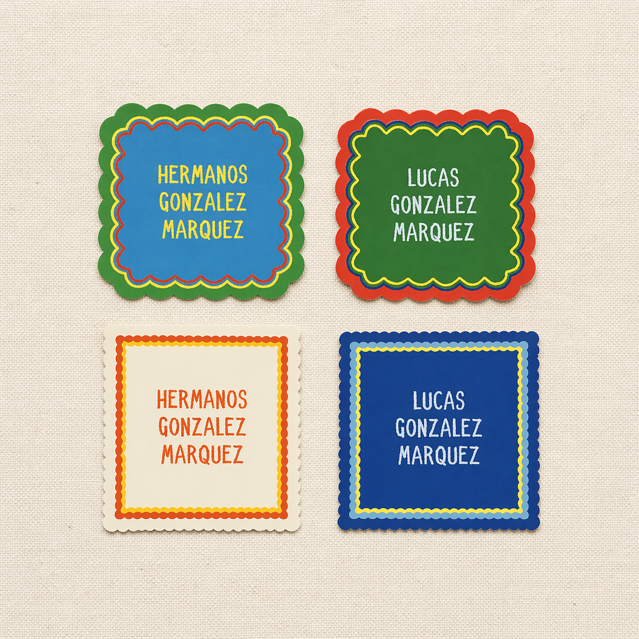 Boys Name Stickers