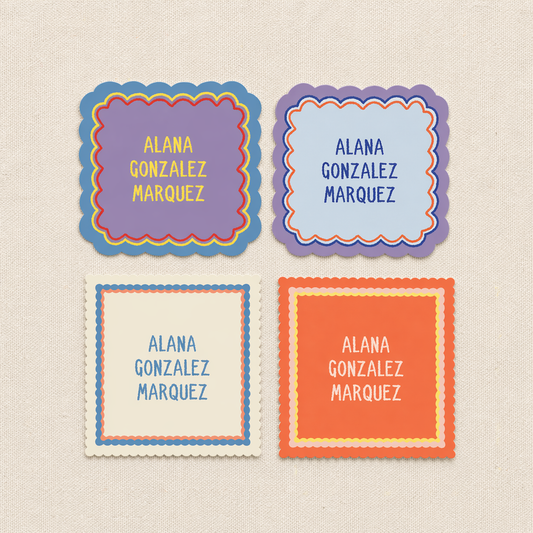 Girls Name Stickers