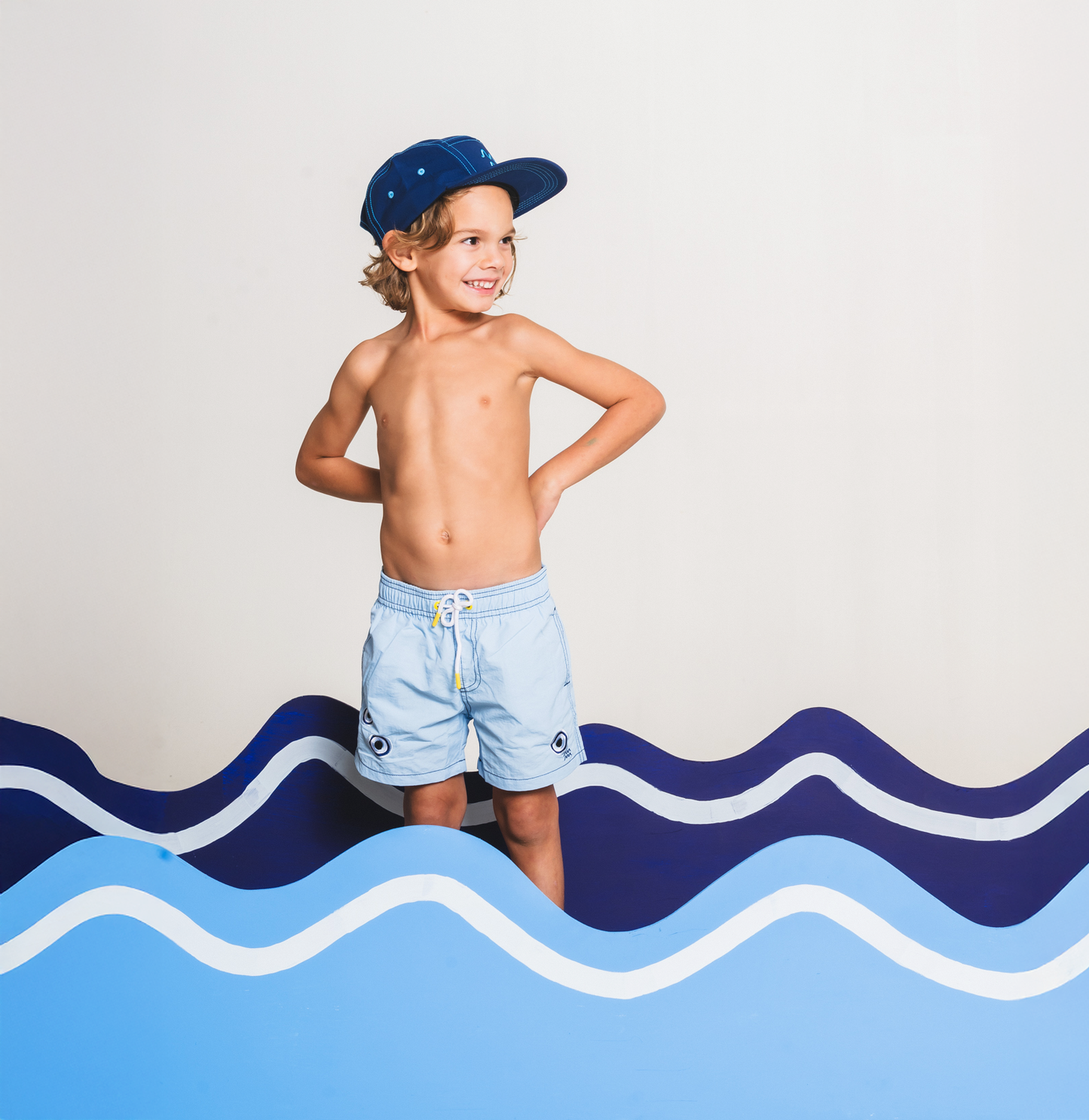 Evil Eye Blue Swimsuit Boys