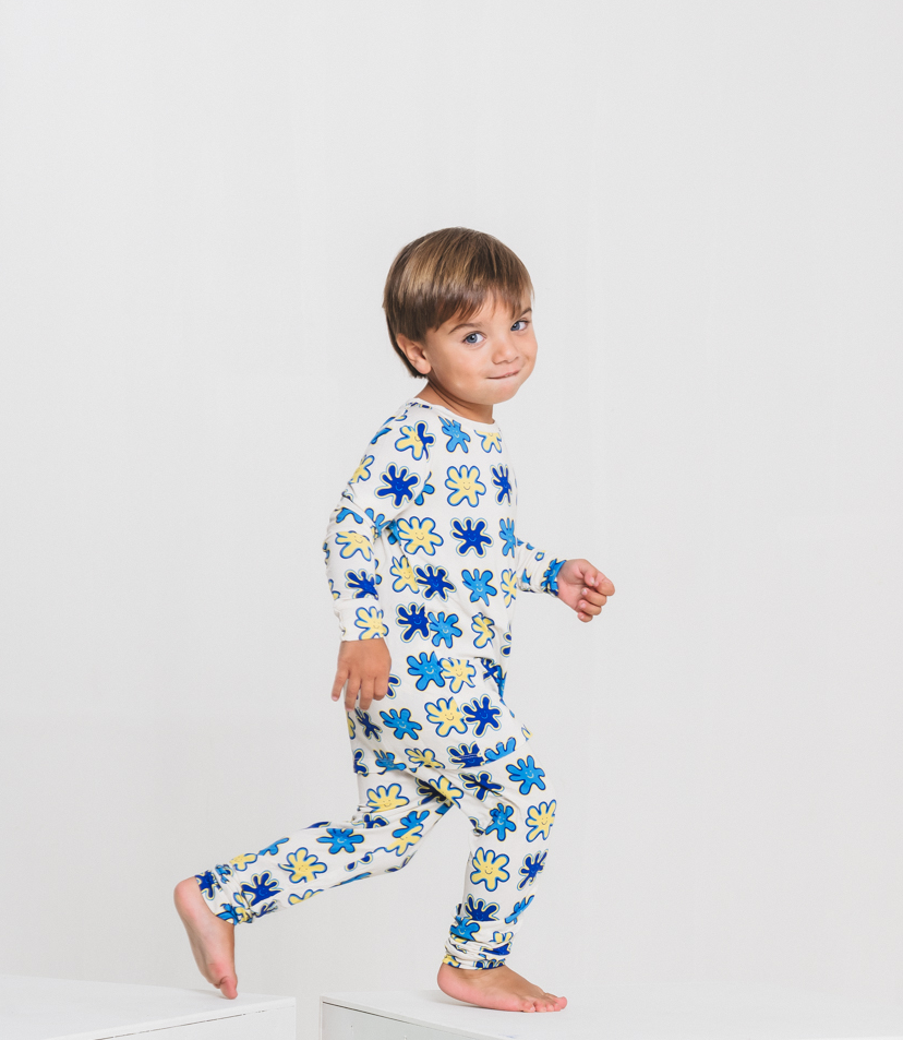 Blue Bamboo Pajama