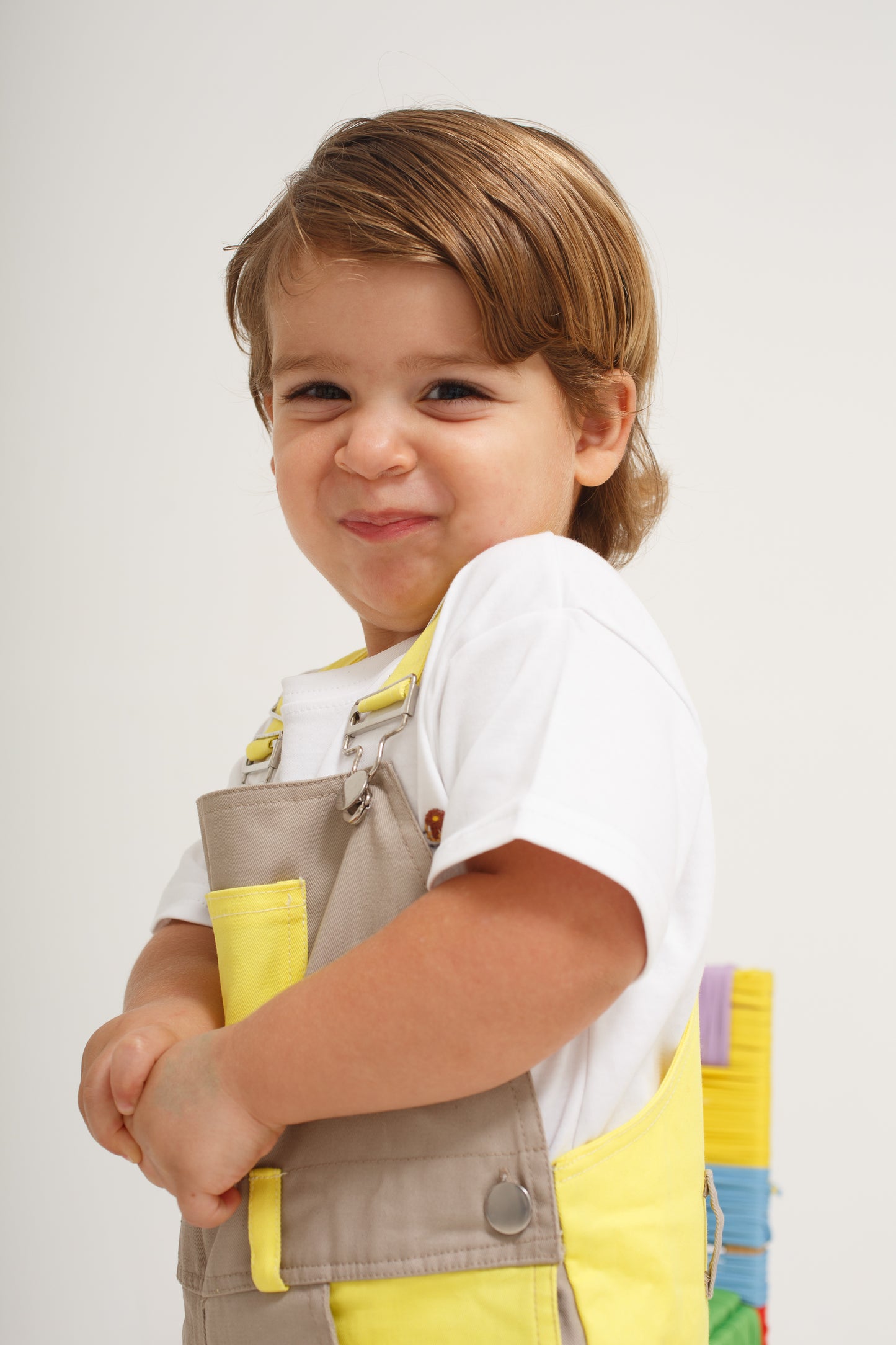 Yellow and Khaki Overall