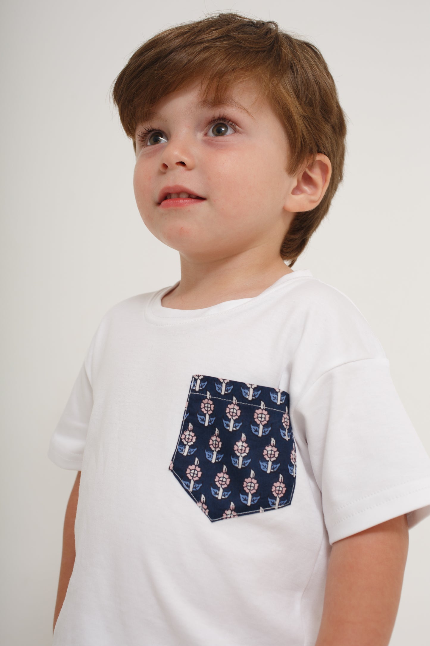 Navy Blue Block Print Set