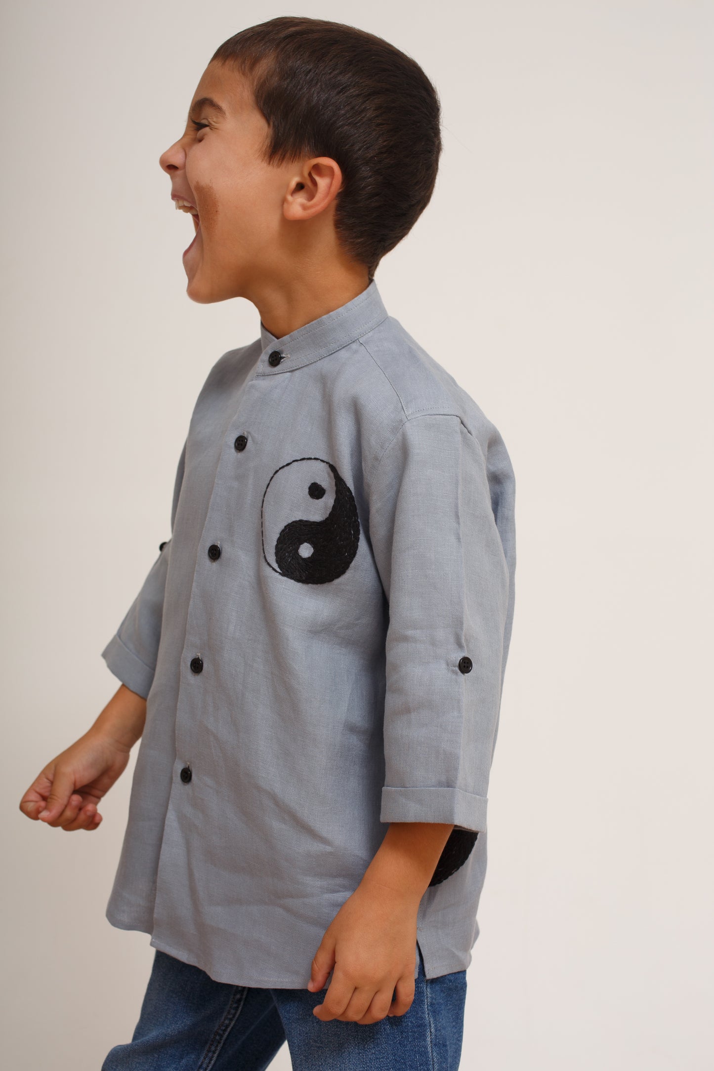 Yin Yang Linen Shirt